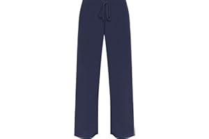 WearAll - Mujeres Tallas Grandes Baggy Abocardada Pantalones Anchos de la Pierna Palazzo