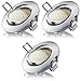 Produktbild Brandson - 3er Set Ultra Flach LED Deckenspot warmweiß schwenkbar - LED Einbauleuchte - LED Einbauspot Spotlight LED Deckenstrahler - auch für das Bad geeignet - Aluminium
