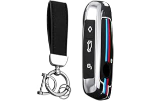 KUNIO Etui na kluczyki samochodowe pasuje do BMW X7 G07 2023 740Li Energie seria 7 Ix XM I7 X7 2023, etui na klucze, metalowa obudowa, ochrona kluczy, breloczek do kluczy, kolor srebrny