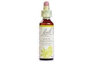 Bach - Flor de Bach White Chestnut, Complemento Alimenticio, con Extracto de Flores de Castaño de Indias, Uva de Alc 27% Vol, Ayuda a Gestionar el Sentimiento de Serenidad - 20 ml