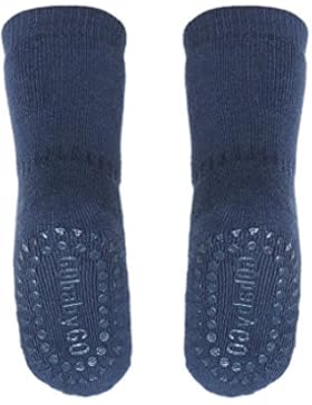GOBABYGO Original Rutschfeste Baby Socken aus Bambus Viskose | Mit Gummibelägen an Fußsohlen und Zehen | Frei...
