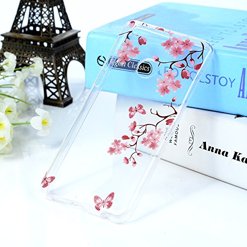 Huawei Honor 8 Case Huawei Honor 8 Schutzhülle YOKIRIN Premium Flexible Slim Fit TPU Silikon Case Cover Handyhülle Handytasche Etui Handycase Ultra Dünn Rutschfest Kratzfest Silikonhülle Camellia - 7