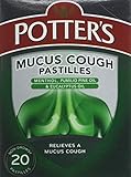 Potter's Mucus Cough Pastilles, Non-Drowsy, 20 Pastilles