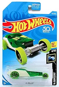 Hot Wheels 2018 Hi-Roller X-Raycers Green 130/365, Long Card by Mattel