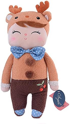 Tingyao Me Too Angela Stuffed Ballerina Girls Plush Doll Gifts for Baby 12 inches (Fawn)