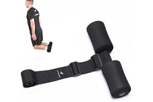 THE TIB BROS Nordic Hamstring Curl Strap - Abdominal crunch, Spanish/Sissy Squat - Easy Setup, Premium Comfort & Durable