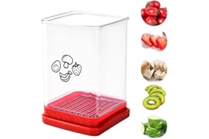 YAOZUP Gemüseschneider, 1 Stück Gemüsehobel, Cup Slicer,Gemüse Schneider, Obstschneider, Tassenschneider, Zwiebelschneider, Gurkenschneider, Küchengerät für Obst Eier Gemüse