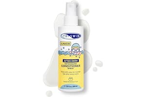 TRISWIM Junior After Swim Detangling Conditioner Spray för barn | Skyddar och reparerar hår som skadats av klor, poolkemikalier och saltvatten