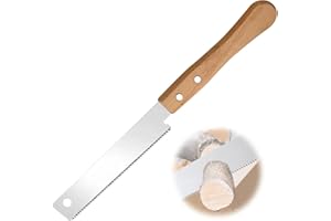 TWEOZEK Small Japanese Pull Saw, Hand Saw for Fine Cutting Wood, Flush Cut Saws, Woodworking Tool, Wooden Handle Fine Tooth Pull Saws for Trimming Pruning