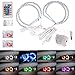 Produktbild THG Angel Eyes Set LED Standlicht Ringe Scheinwerfer für E36 E38 E39 E46 Modells 3 5 7 Series, 4*131mm, RGB multi-color Halo Ring, with remote controller