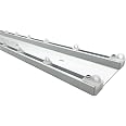 GLOBALCORPORATION Binario Per tenda a soffitto Onda wave e Arricciata bastone alluminio Argento Oro Bronzo kit completo riloga zineffa scorrevoli scorritenda bastoni tende (340cm Arricciata,BRONZO