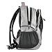 YuHan Oxford Baby Diaper Bag Nappy Backpack Change Pad Insulation Bag Fit Stroller Grey