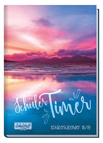 Preisvergleich Produktbild Schulstuff Schülertimer mini A6 2018 / 2019 [Abenddämmerung] Schülerkalender / Schüler-Tagebuch / Schülerplaner