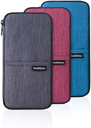 Travel Wallet Passport Holder Durable Waterproof Family Document Card Organizer with Hand Strap