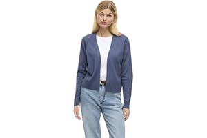 Vila Damen Viril Short L/S Knit Cardigan-noos Strickjacke (1er Pack)