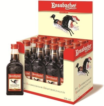 Preisvergleich Produktbild Rossbacher Kräuterlikör 12x 0,04l