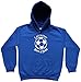 Hat-Trick Designs Leicester City Football Baby/Kids/Childrens Hoodie Sweatshirt-9-11Yrs-Royal Blue-Born & Bred-Unisex Gift