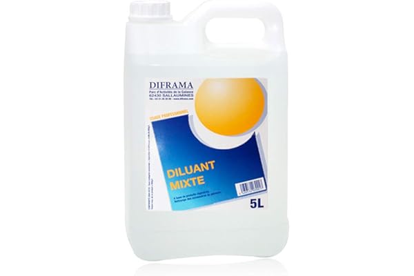 Diluant de nettoyage, mixte pour peinture, 5L - Diframa