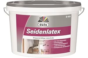 düfa Seidenlatex D424 Weiß 2,5l strapazierfähige Latexfarbe für innen Wandfarbe