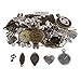 Produktbild Fenteer 100 er Pack Gramm Antike Anhänger Steampunk Charms Schmuck Erkenntnisse DIY