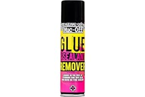 Muc-Off Dissolvant à Colle et Produit Anti-Crevaison - Élimine l'Adhésif Autocollant, la Colle de Fond de Jante et les Résidus de Produit Anti-Crevaison Séchés des Cadres et Jantes de Vélo