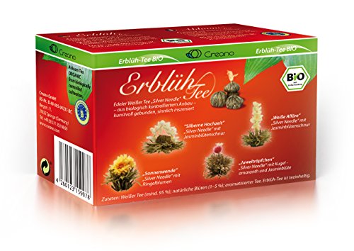 Preisvergleich Produktbild Creano Erblüh-Tee BIO, weißer Tee 4er Pack