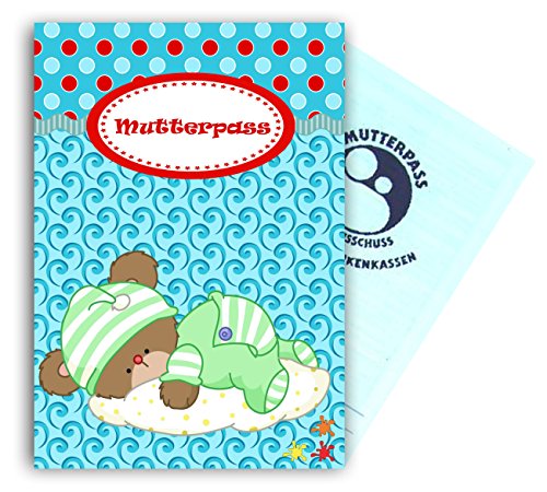 Mutterpasshülle Teddy - 10 Motive zur Wahl - personalisierbar mit Namen