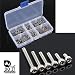 DIY Crafts 80Xm2 Machine Screw Suit Stainless Steel Hex Socket Head Cap Assort RS.1999.00