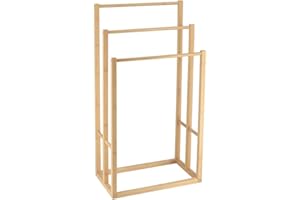 Tendance - Toallero de bambú 3 Barras - bambú