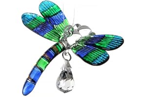 Wild Things Handmade Fantasy Glass Dragonfly Suncatcher Gift Peacock …