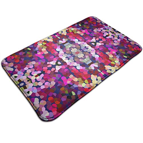 Aeykis New Year's Eve Confetti Waterproof Welcome Doormat Funny Durable Machine Indoor And Outdoor Door Mat 19.2x31.5 Inch