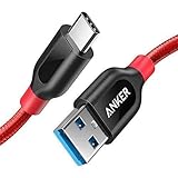 Anker Cavo USB-C a USB 3.0 A [Doppio Strato Esterno di Nylon] PowerLine+ (90 cm) - GARANZIA A VITA - Cavo Premium PerSamsung Galaxy Note 8, S8, S8+, S9, MacBook, Sony XZ, LG V20, G5, G6, HTC 10, Xiaomi 5 e Altri Dispositivi con porta Type C