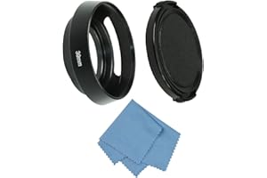 SIOTI 39mm Objektivhaube, Matte Innenbehandlung, Vented+Alumina Material, kompatibel mit >18mm Fokus Weitwinkel Objektiv (NT-39mm)