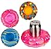Produktbild Juego de sostenedor de lata flotante Piscina Bebé de fiesta en la playa Copa - Forma de anillo / buñuelo (paquete de 3 sostenedores)