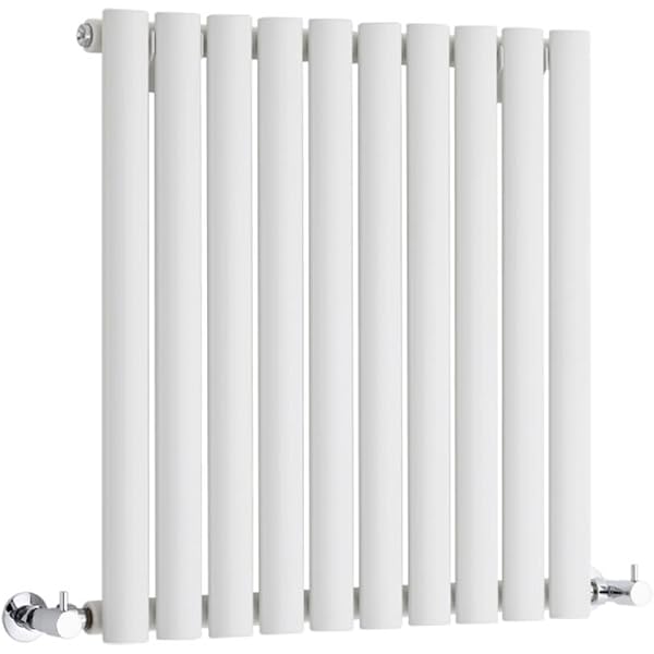 Milano Aruba - Modern White Horizontal Single Panel Oval Column Radiator -  635mm x 1000mm : Amazon.co.uk: DIY u0026 Tools