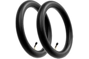 QsEzDo 12,5 tum skoter innerrör, 12 1/2 x 2 1/4, vinklad ventilstam (2-pack), naturgummi, 30 PSI, kompatibel med 12,5 x 1,75