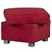 Produktbild Cavadore Hocker Tuluza mit Stauraum / Sofa-Hocker rot passsend zur Sofagarnitur Tuluza/ Modernes Design / Größe: 58 x 45 x 58 cm (BxHxT) / Rot