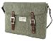 Produktbild Unisex Harris Tweed Laptoptasche / Satchel Tasche, Herringbone Grün/Braun, Hergestellt in Schottland von Glen Appin