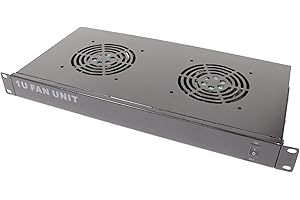 RACKMATIC.COM Kit ventilación para Armario Rack 19" 1U de 2 Ventiladores de 120mm - RackMatic