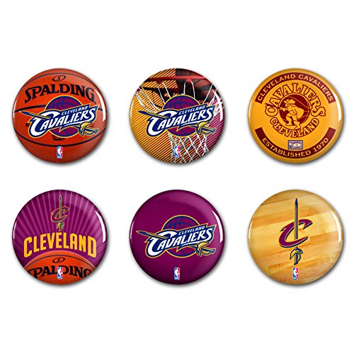 'officielle NBA Bouton 'Cleveland Cavaliers, Badge, broches comme Lot de 6
