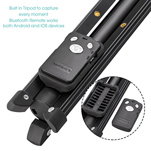 Tobeape 137 cm Selfie Stick Stativ, Ausziehbares 3 in 1 Selfie Stick, Selbstbildnis Monopod, Video Stativ fÃ¼r Smartphone und Kamera mit Wireless Fernbedienung Shutter