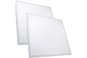 LED ATOMANT Pack 2x Panel LED 60x60cm. 48W. Color Blanco Neutro (4500K). 5000 Lumenes. Driver incluido