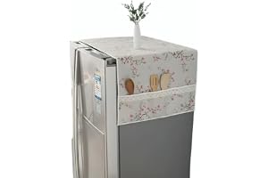 Portal AE Refrigerator Cover – Dustproof Protective Fridge Cover, Foldable Design