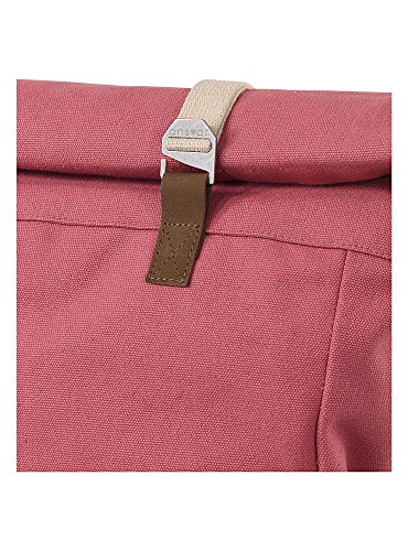 Ansvar Rucksack aus Bio Baumwoll Canvas – Altrosa – Hochwertiger Damen & Herren Vintage Tagesrucksack aus 100% nachhaltigen Materialien – Der erste Rucksack mit GOTS & Fairtrade Zertifikat - 8