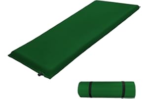 ALPIDEX Isomatte Camping 2.5 cm┃6 cm┃10 cm Dick Schaumstoff Selfinflating Matte Selbstaufblasende Outdoor Thermomatte Robust Isolierend, Farbe:grün, Maße:190 x 60 x 2.5 cm