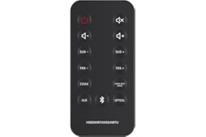 HSB280BT VINABTY Zamienny pilot zdalnego sterowania pasuje do zestawu dźwiękowego Hitachi AXS240BTU