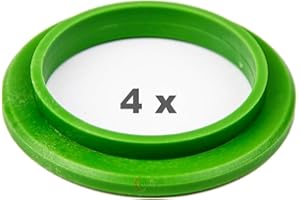 4 x pneugo! Anelli di centraggio per cerchi in alluminio 79.5 mm - 57.1 mm