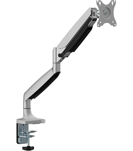 Bras Support Écran PC Ultralarge 27-57" - Réglable Hauteur/Pivot - Max 27kg - VESA 75/100/200
