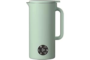 Irishom Máquina de Leche de Soja Multifunción Exprimidor de 350 Ml Máquina de Leche de Soja con Acero Inoxidable y Cuchilla Mezclador de Olla Múltiple para Arroz,Cereales,Agua Hirviendo