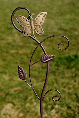 Regenmesser „Flora“, Gartenstecker, Metall in braun, GD144 - 3